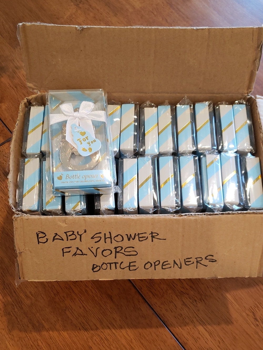 Baby Shower Bottle Opener Favors - Box of 24